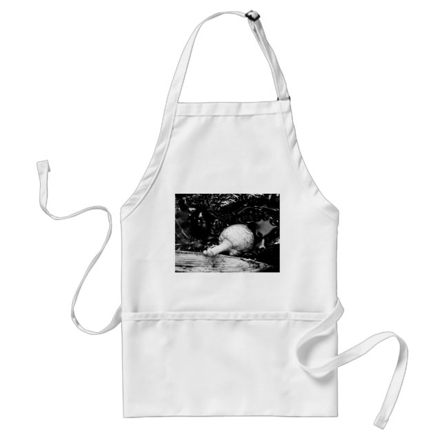 Dunkelschützer Schürze (Vorne)