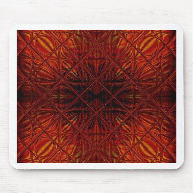 Dunkelschwarzes Muster Mousepad (Vorne)