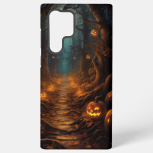 DUNKELSPOOKY HALLOWEEN PFAD MIT PUMPKINN SAMSUNG GALAXY HÜLLE