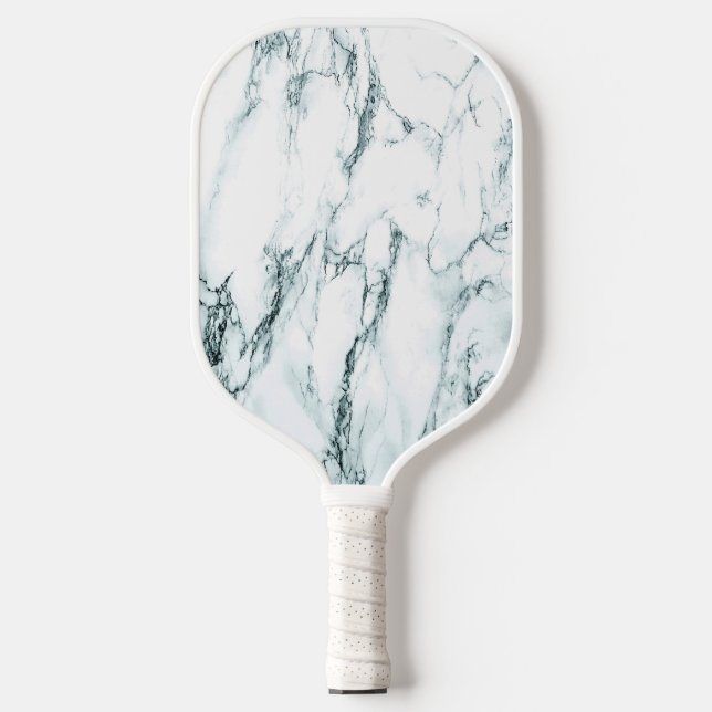 Dunkeltürkisfarbener Venenmarmor Pickleball Schläger (Vorderseite)