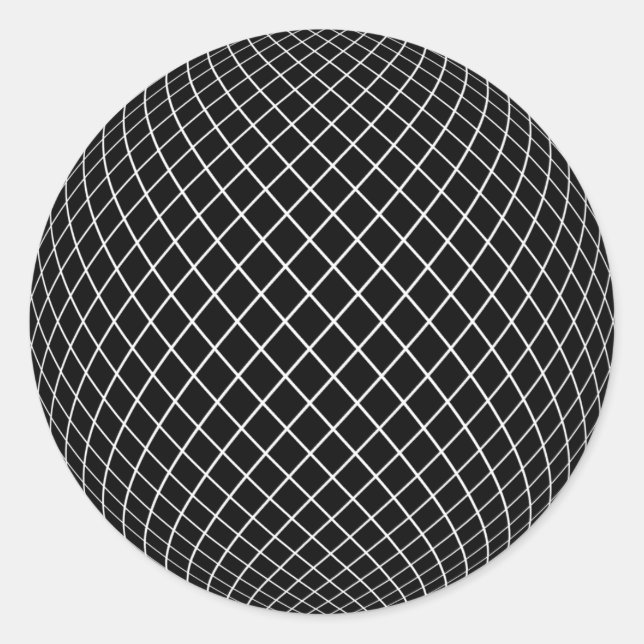 Dunkelwelt Runder Aufkleber (Vorderseite)