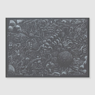Dunkelwelt silberne Tinte Landschaft Magnetic Card Magnetkarte