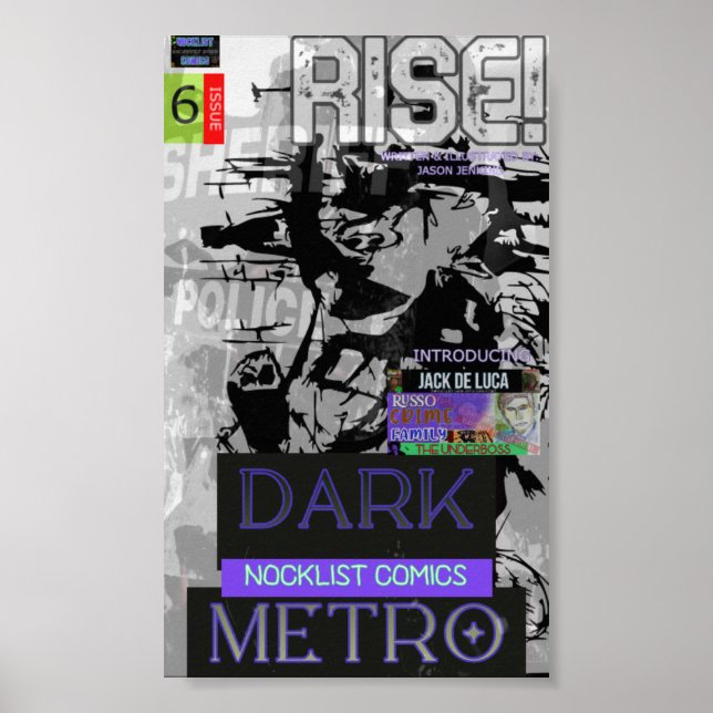DUNKER METRO RISE! POSTER (Vorne)