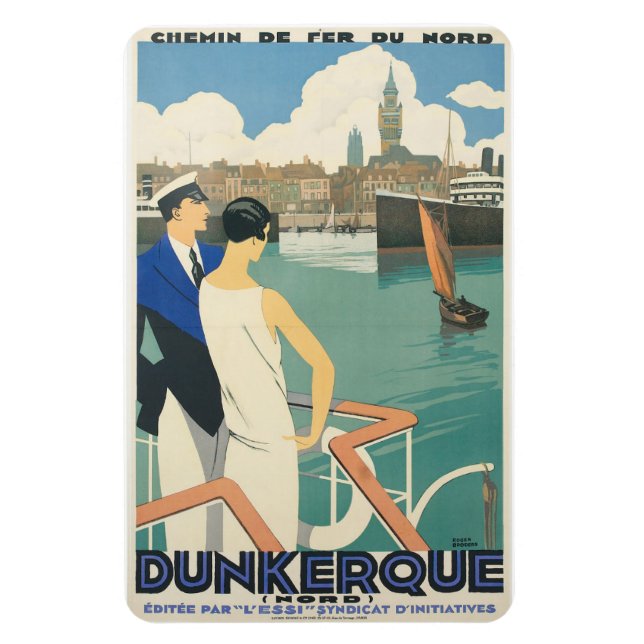 Dunkerque Travel Magnet (Vertikal)