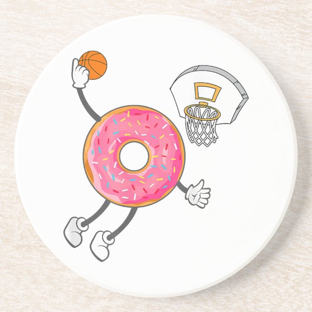 Dunking Donut Hole Food Champ Getränkeuntersetzer (Vorne)