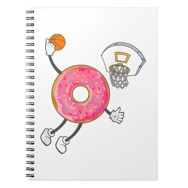 Dunking Donut Hole Food Champ Notizblock (Vorderseite)