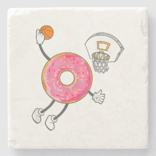 Dunking Donut Hole Food Champ Steinuntersetzer