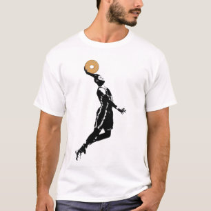 Dunking Donuts Basketball Funny B-ball Liebhaber T-Shirt