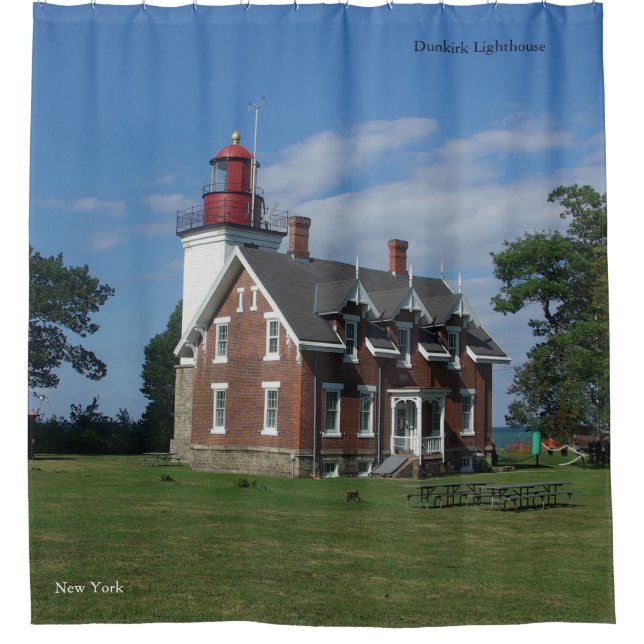 Dunkirk Lighthouse Duschvorhang (Vorderseite)
