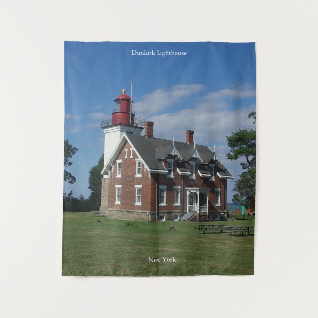 Dunkirk Lighthouse Wandteppiche (Vorderseite)