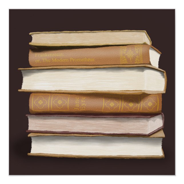 Dunkle Akademie Antike Bücher Poster (Vorderseite)