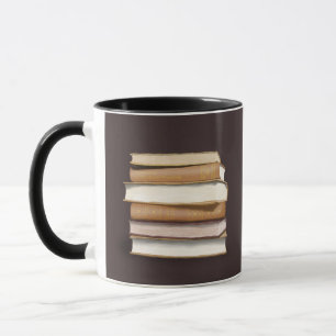 Dunkle Akademie Antike Bücher Tasse