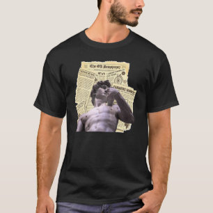 Dunkle Akademie-Ästhetik David-Statue von Michelan T-Shirt
