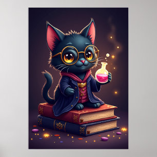 Dunkle Akademie BookTok Lesewinkel Magischer Trank Poster
