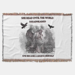 Dunkle Akademie Engel Gothic Leseszitat Poster Decke