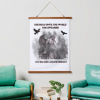 Dunkle Akademie Engel Gothic Leseszitat Poster
