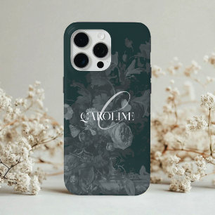 Dunkle Akademie florales Stillleben grün Case-Mate iPhone Hülle