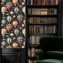 Dunkle Akademie Heißluftballons Tapete
