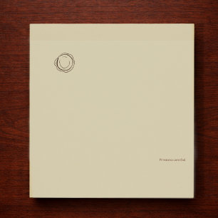 Dunkle Akademie-Wachs-Siegel – Minimalistische Vin Notizblock