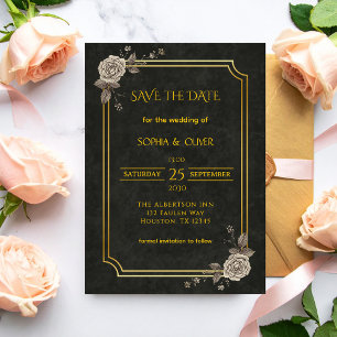 Dunkle Akademische Gothic Elegante Hochzeit Merken