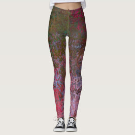 Dunkle Alkoholtinte Abstrakt Leggings