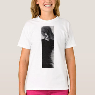 Dunkle Anime-Fantasy-Krähe und Dämonenkunst T-Shirt