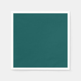 Dunkle Aquamarine Solid-Farbe Serviette