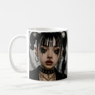 Dunkle Ästhetik Kaffeetasse