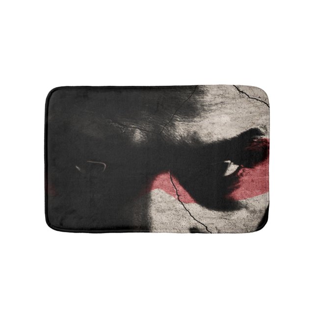 Dunkle Augen Badematte (Vorderseite)