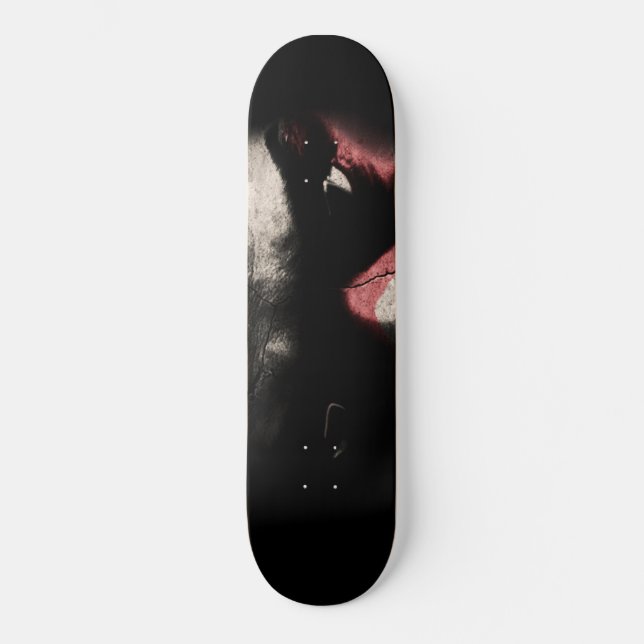 Dunkle Augen Skateboard (Vorderseite)