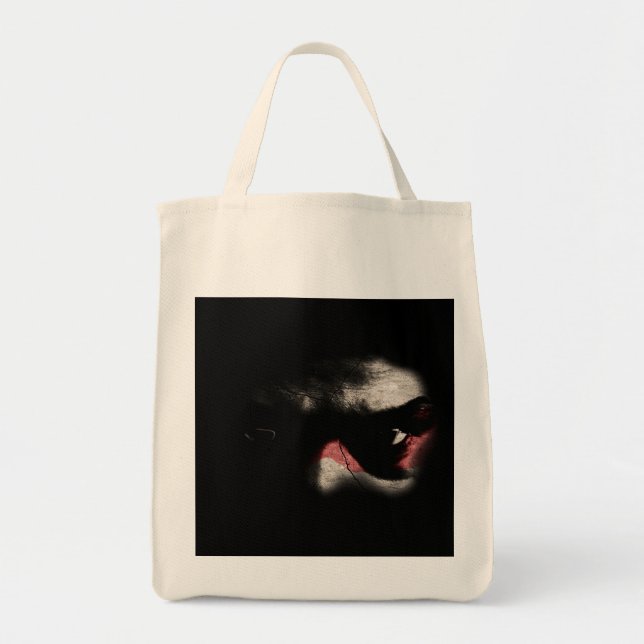 Dunkle Augen Tragetasche (Vorne)