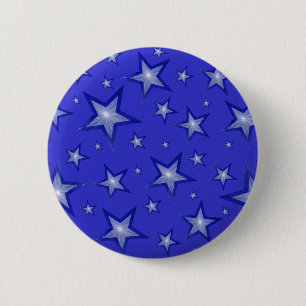 Dunkle blaue Sterne Taste blau Button