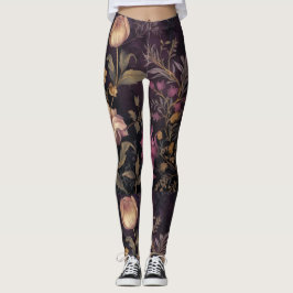 dunkle Blume Leggings