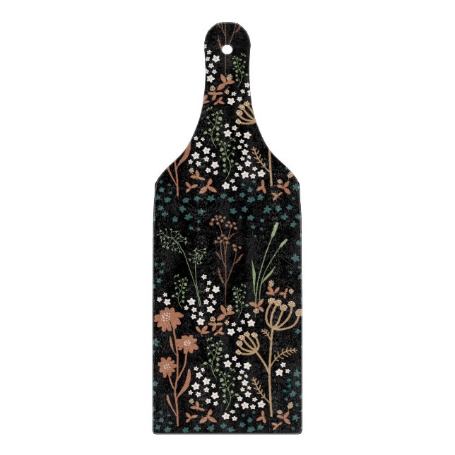 Dunkle Blume Schneidebrett (Vorderseite)