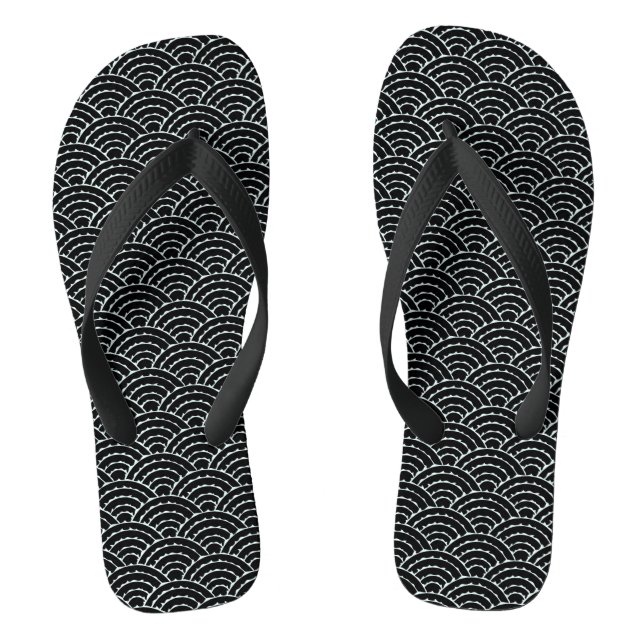 Dunkle Bögen Flip Flops (Fußbett)