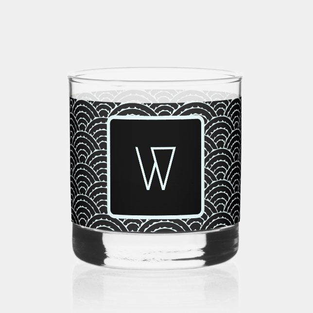 Dunkle Bögen Whiskyglas (Vorderseite)