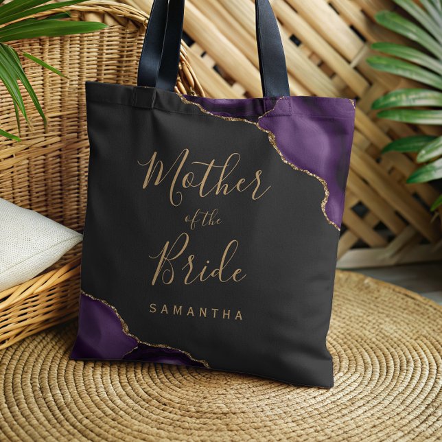 Dunkle Brautmutter-Tasche aus violettem Goldachat Tasche (Von Creator hochgeladen)