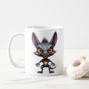 Dunkle Chupacabra Art Halloween Fantasy Creature Kaffeetasse
