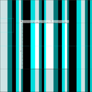 Dunkle Cyan-, Light Cyan-, Cyan- und Black Lines Stoff