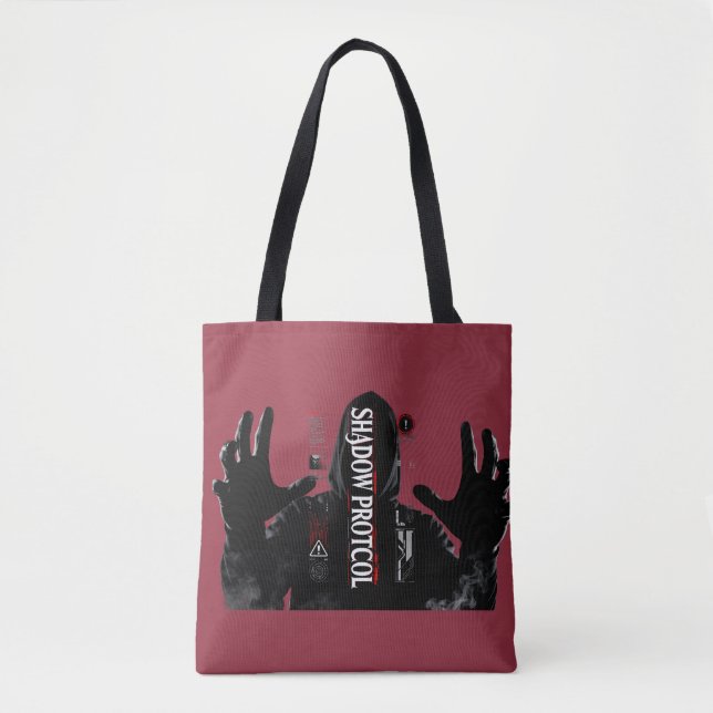 Dunkle Cyberpunk-Tasche Tasche (Vorderseite)