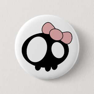 Dunkle Dame Button