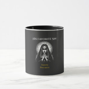 Dunkle dämonische Nonne Tasse