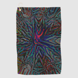 Dunkle digitale rostig und rustikal geprägte Marki Golfhandtuch