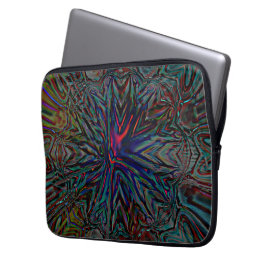 Dunkle digitale rostig und rustikal geprägte Marki Laptopschutzhülle