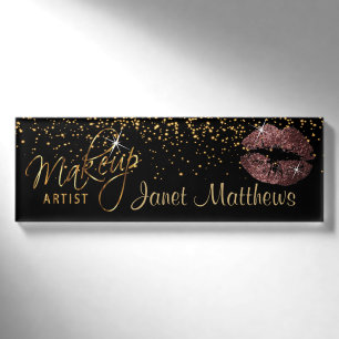 Dunkle Dusty Rose Glitzer Livio Vacchini Gebäudes Namenschild