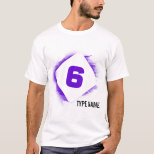 Dunkle Eden-Schablone - 6 T-Shirt