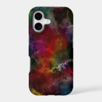 Dunkle einzigartige Regenbogenfarben iPhone-Hüllen