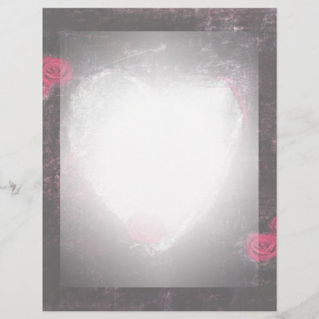 Dunkle Elegante Rose (Vorderseite)