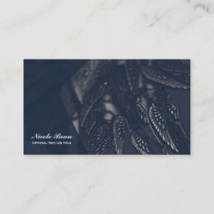 Dunkle Engelsflügel Gothic Glam Chic Personalisier Visitenkarte