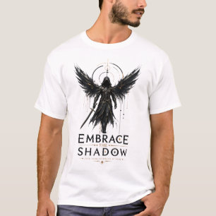 Dunkle Fantasy-Engel-Krieger-Grafik-T-Shirt T-Shirt